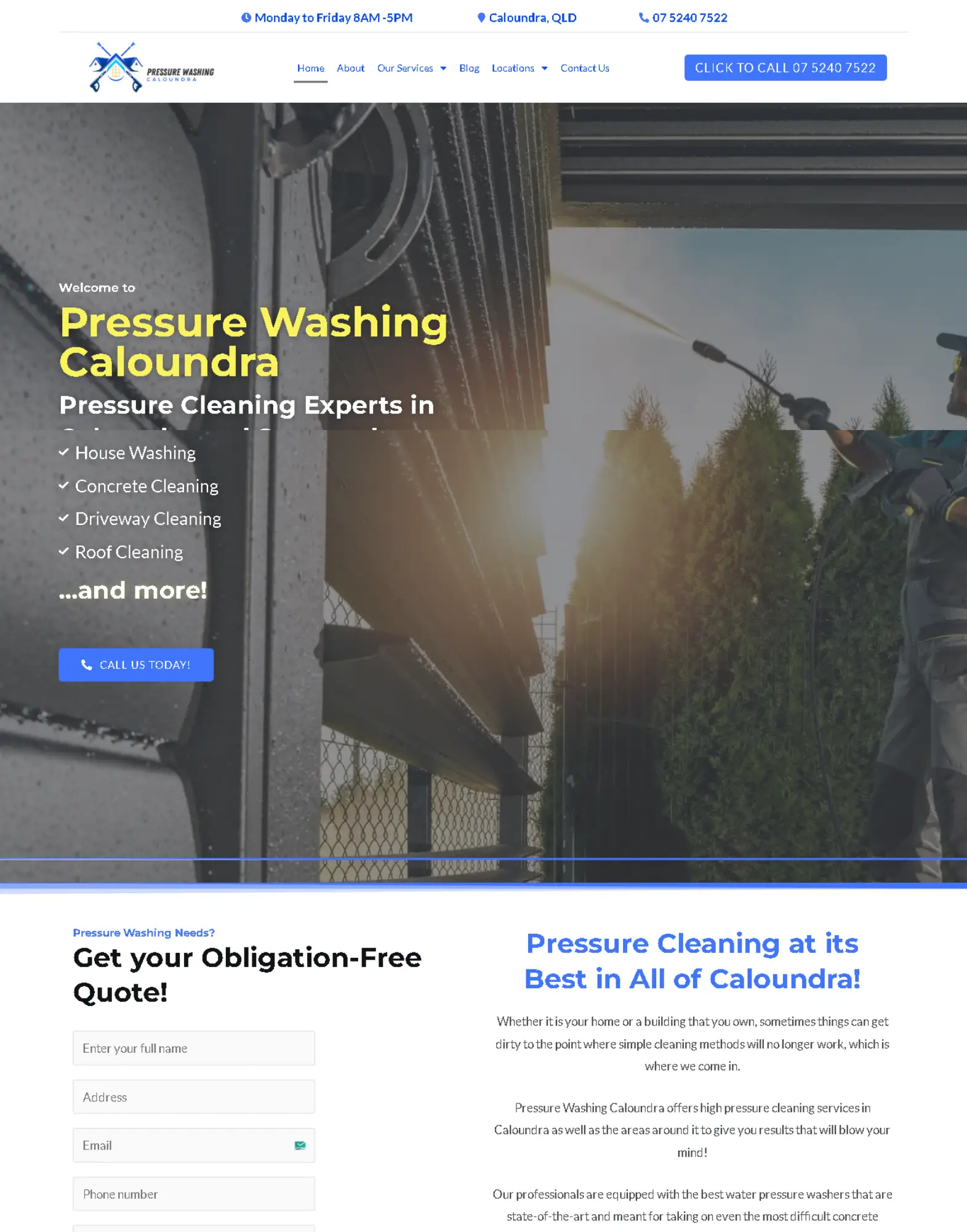 Pressure Washing Caloundra